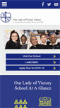 Mobile Screenshot of ourladyofvictoryschool.org