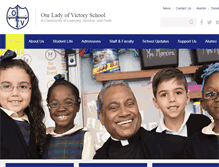 Tablet Screenshot of ourladyofvictoryschool.org